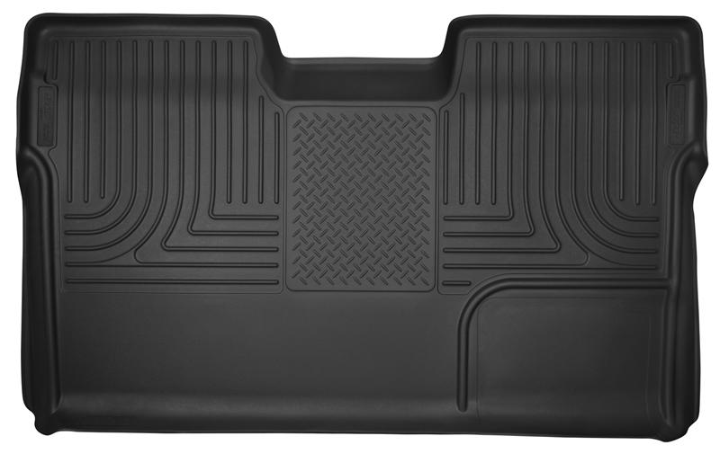 Ford F-150 Floor Mats - Rear - Husky Liners - X-act Contour - Black - `09-`14